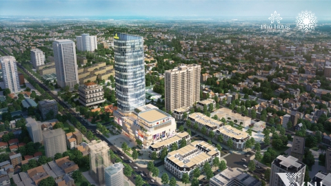 Vincom Shophouse Vinh-61 Viên kim cương vị trí hồng tâm, độc bản cho giới tinh hoa