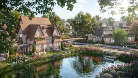 Đảo Châu Âu ở Eco Central Park: Không gian sống của nhà giàu bậc nhất miền Trung