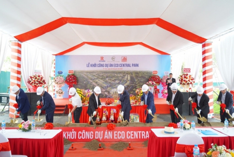 Khởi công đại dự án Eco Central Park -khu đô thị lớn nhất Nghệ An và miền trung